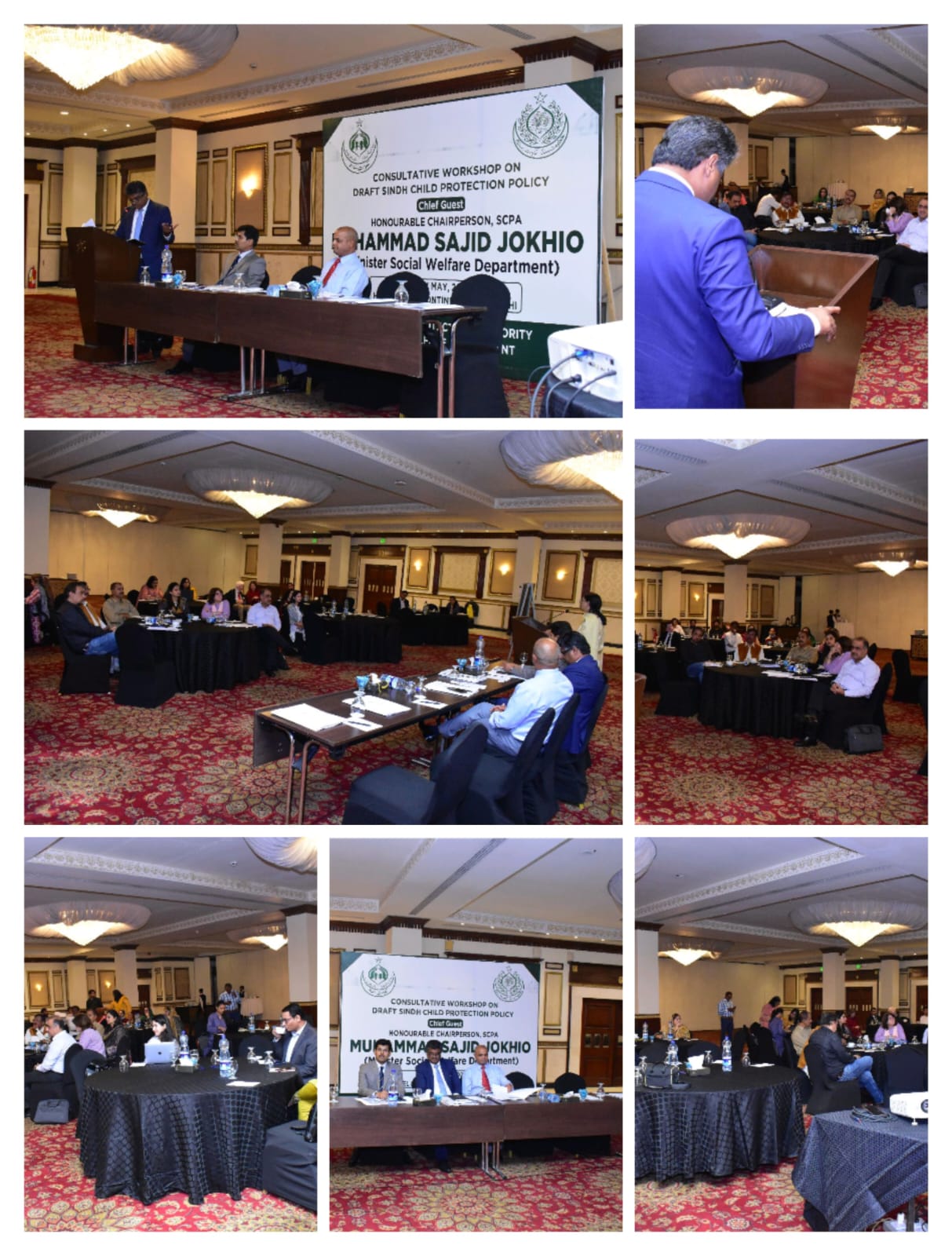 Chairperson (SHRC) attendend Consultative Workshop on Draft Sindh Child Protection Police