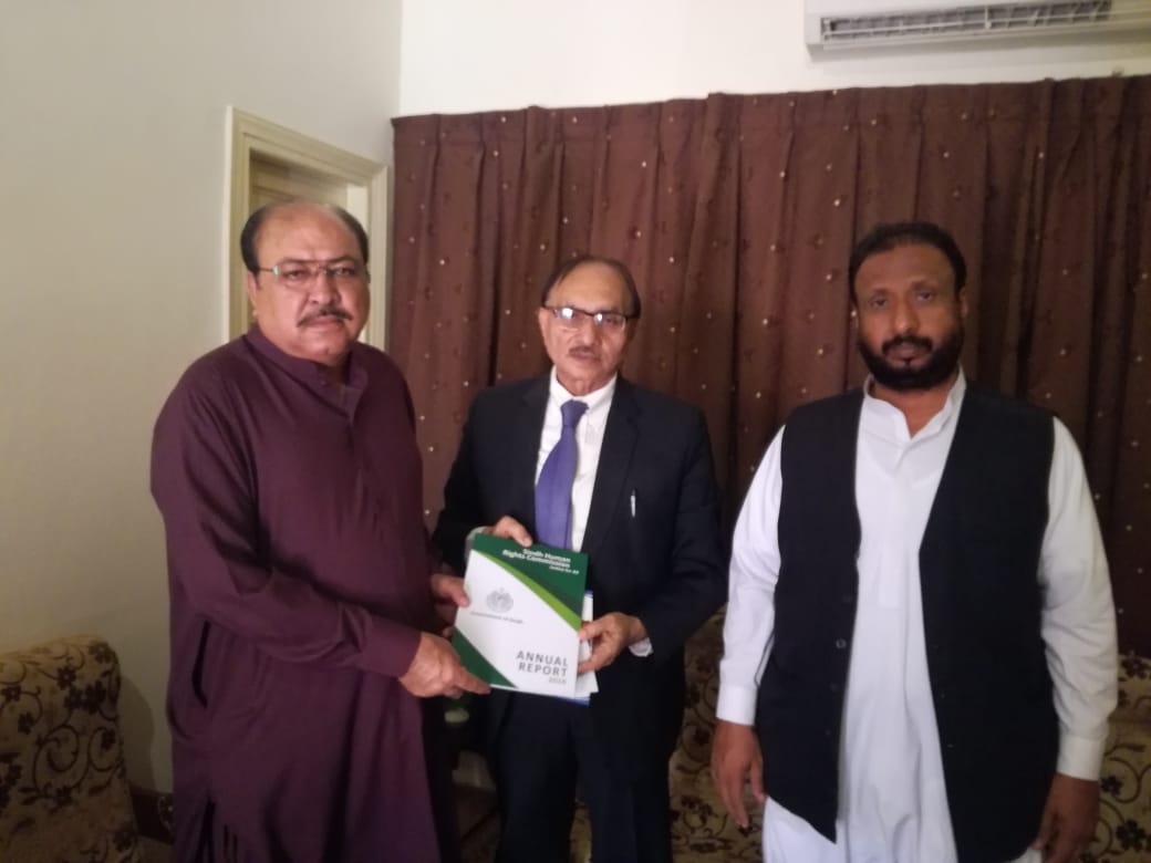 Mr. Muhammad Aslam Shaikh, Judicial Member-II (SHRC) visited Taluka Shahdadkot, district Kambar,Shahdadkot