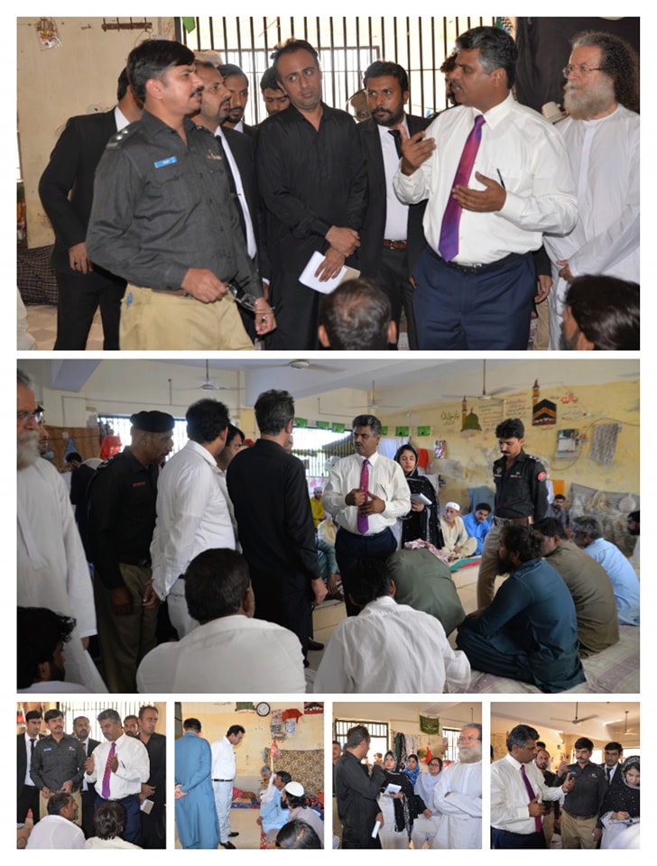 Chairperson SHRC Mr. Iqbal Ahmed Detho visited District Jail Khairpur