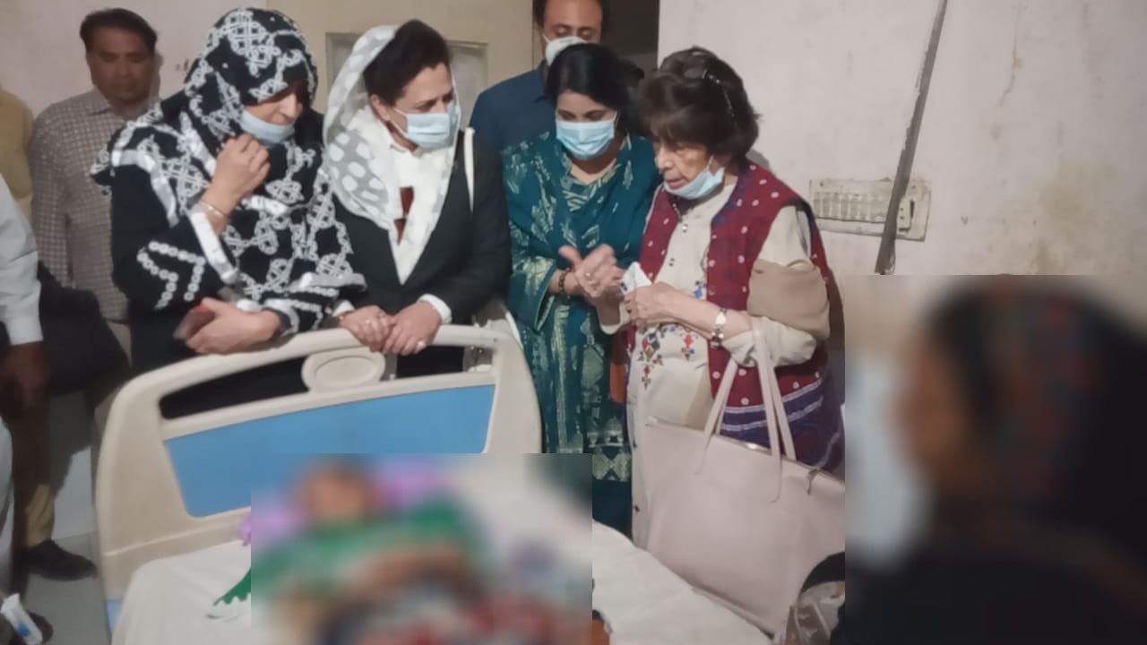 Chairperson, Sindh Human Rights Commission visited Chandka Hospital