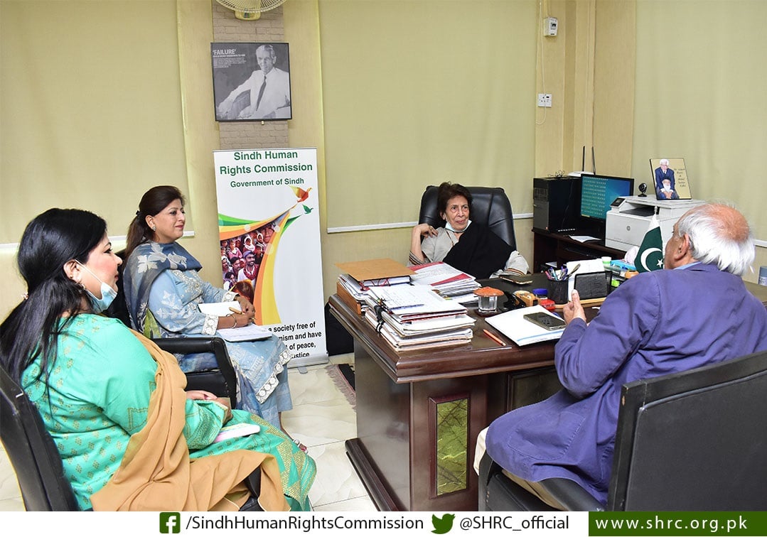 Oxfam visited the Sindh Human Rights Commission office 