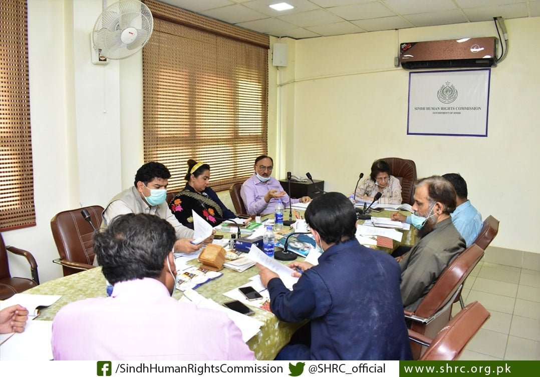 The Sindh Human Rights Commission conducted consultation meeting regarding reviews of Laws