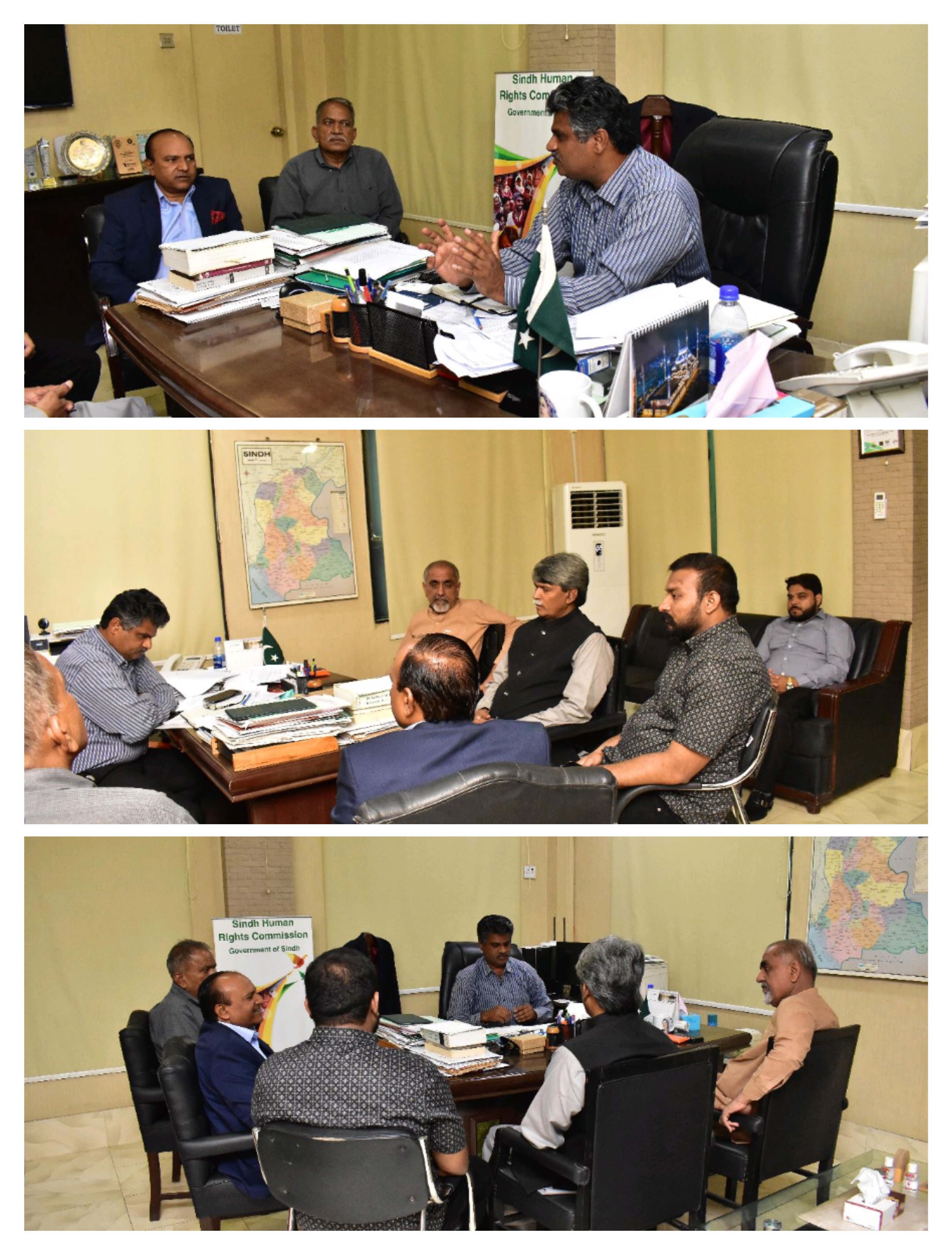 MPA-PPP and community members visited Sindh Human Rights Commission