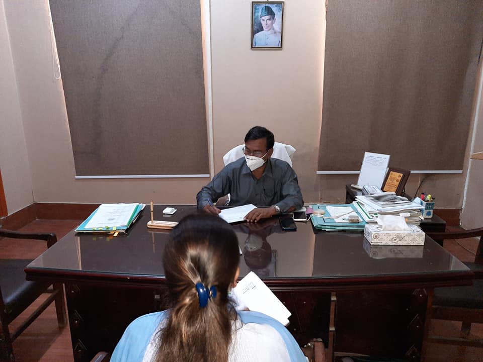 Orientation Session with Mr. Nisar Ahmed Solangi